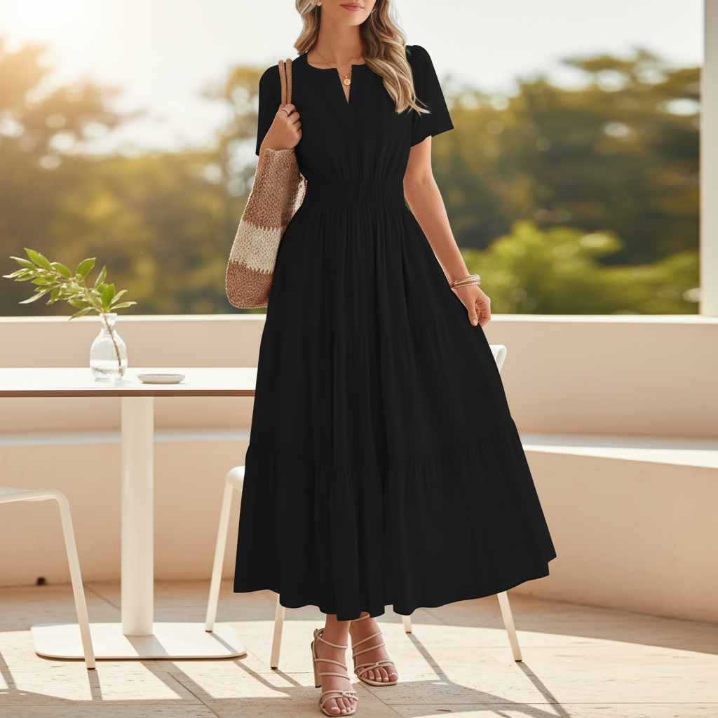 Summer Dress Women Maxi Casual Long Dress Summer