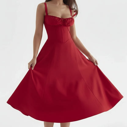 Robe Été Femme Longue Élégante Confortable Fluide Chic