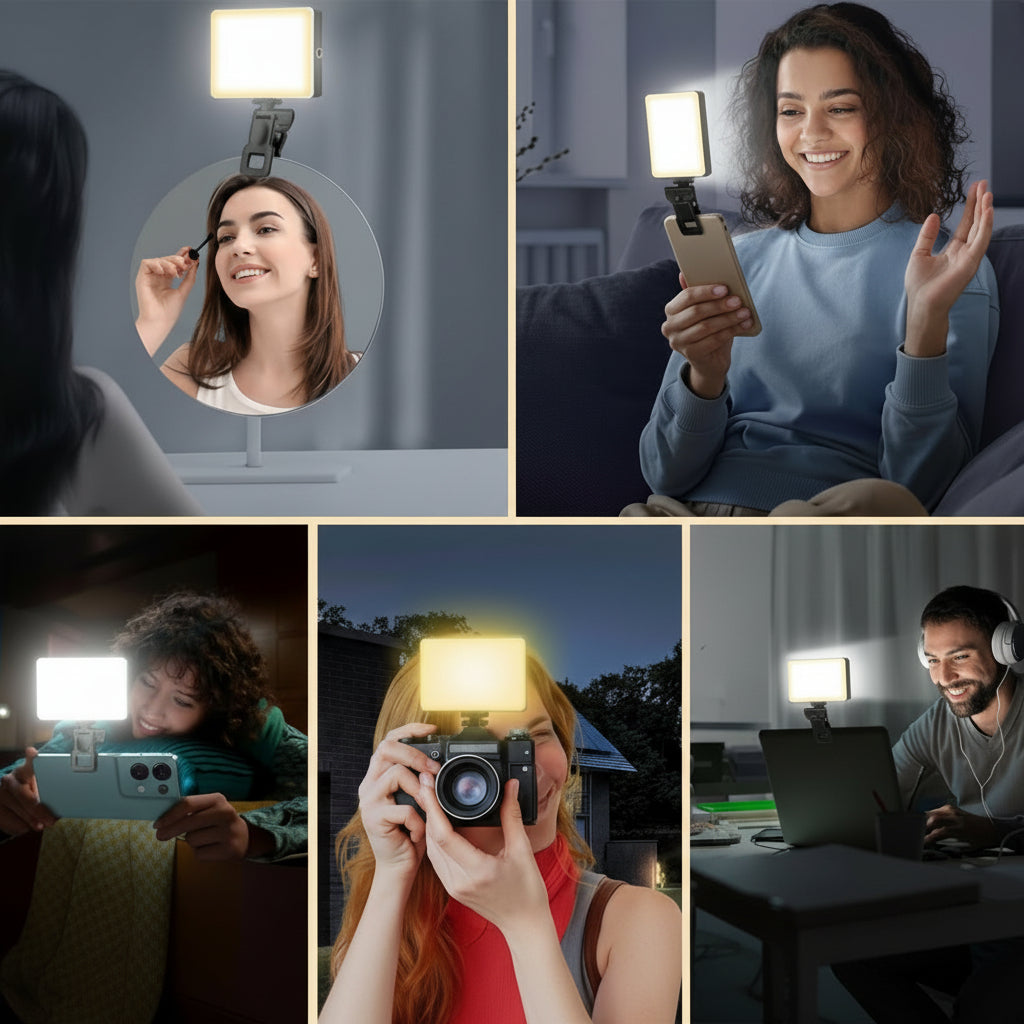 Phone Selfie Light 120 LED Portable Lighting for Photos