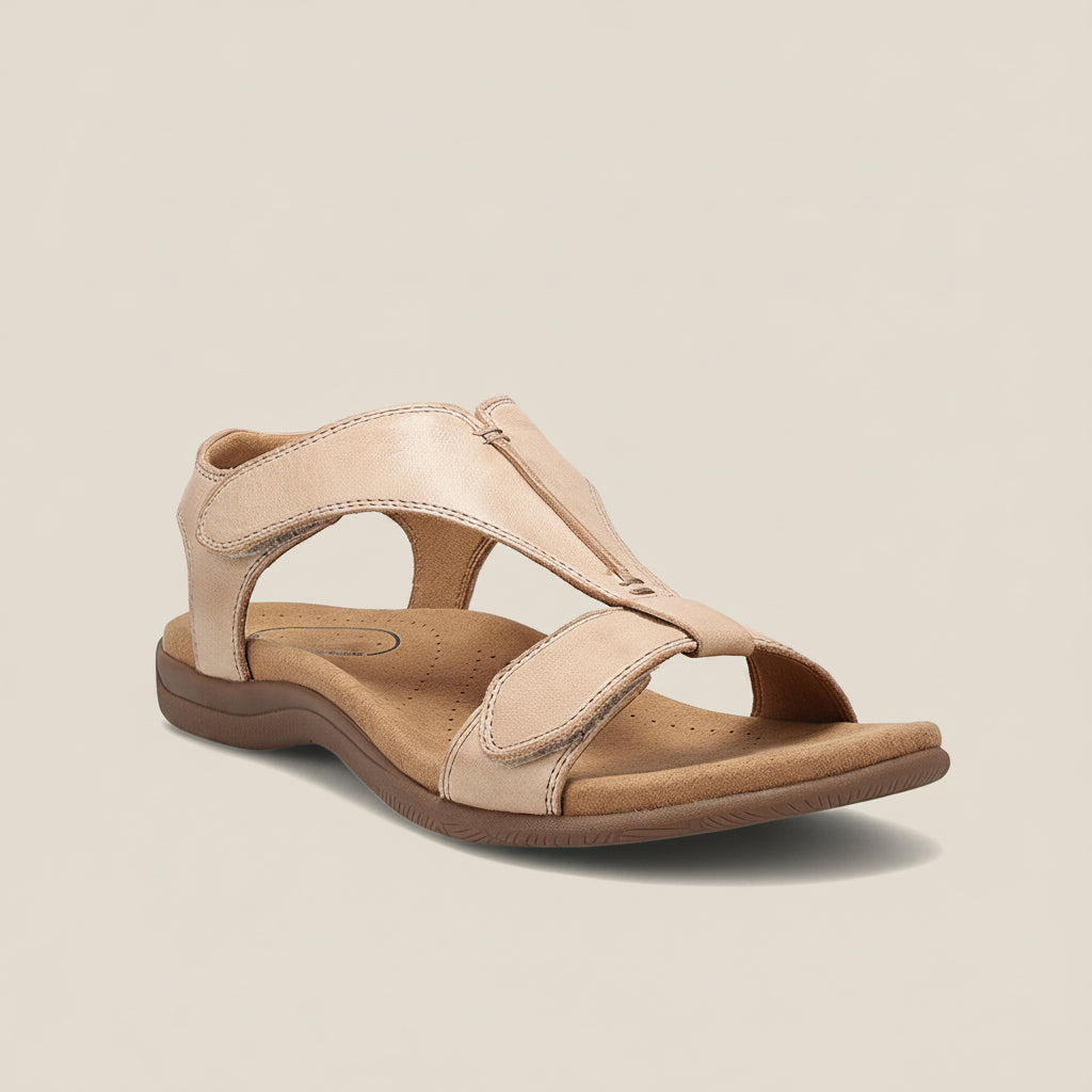 Sandalias Mujer Velcro Uso Diario
