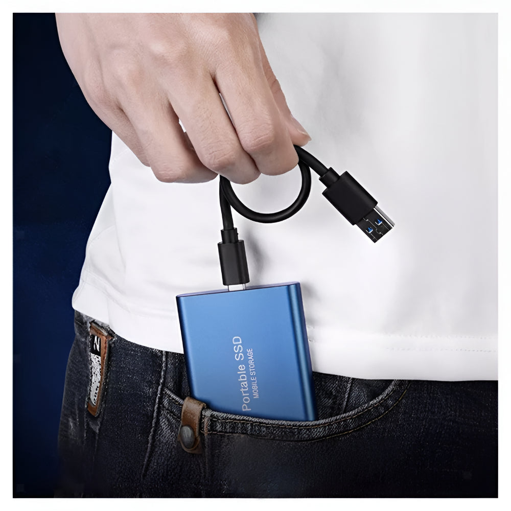 SSD externe portable rapide Boîtier en aluminium Disque de stockage