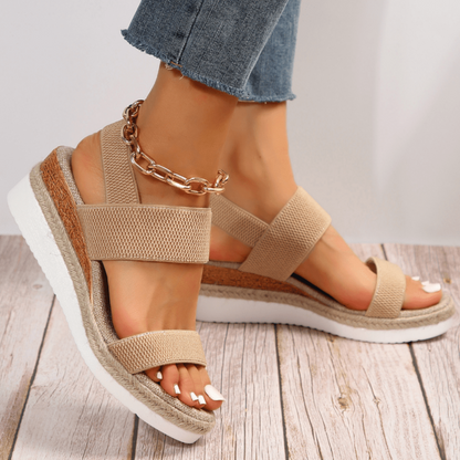 Sandalias Mujer Correas Cuña Verano