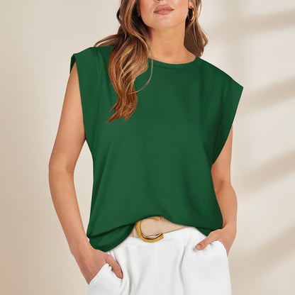 Damen Kurzarm Top Locker Sommer Freizeit Oberteil