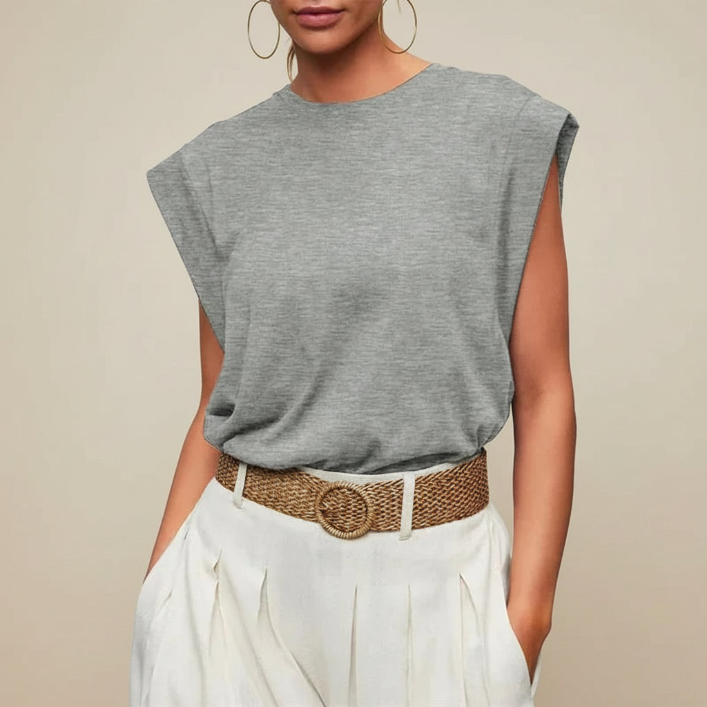 Damen Kurzarm Top Locker Sommer Freizeit Oberteil