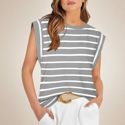 Damen Kurzarm Top Locker Sommer Freizeit Oberteil