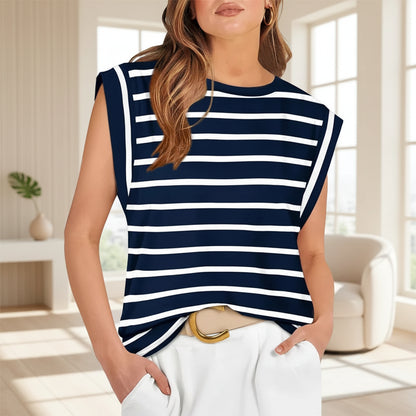 Damen Kurzarm Top Locker Sommer Freizeit Oberteil