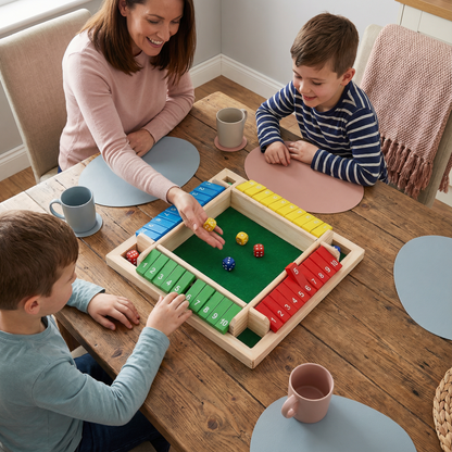 Jeu De Société En Bois Dés Jeu De Table Enfant Famille