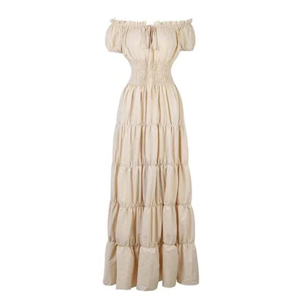 Halloween Kostumes Maxikleid Schulterfrei Boho