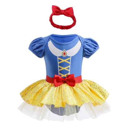 Costume di Halloween per bambini, set vestito in tulle da principessa