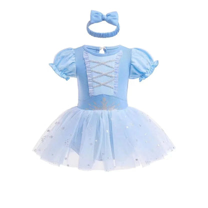 Costume di Halloween per bambini, set vestito in tulle da principessa