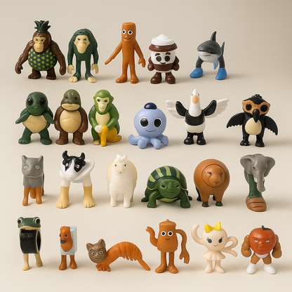 Sammelfiguren Set Mini Spielzeug Figuren Geschenk Idee
