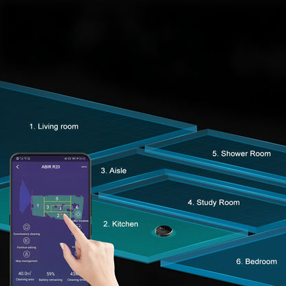 Vacuum Robot With Laser Navigation Smart Quiet Strong Suction Power