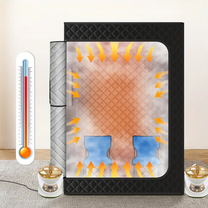 Tenda Sauna Cabina a Vapore Portatile Benessere Casa Spa