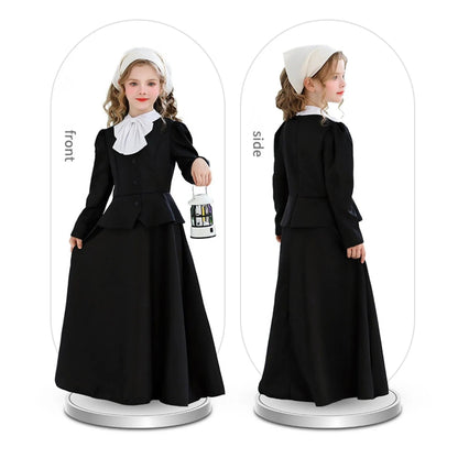 Halloween Kostüm Langes Kleid Viktorianisch Gothic Damen