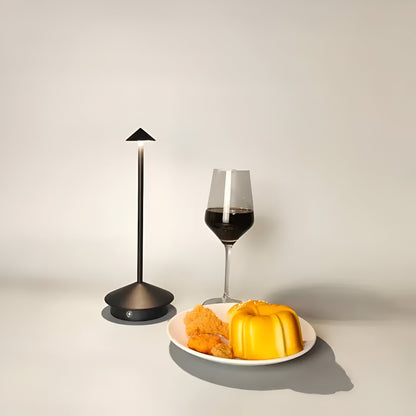 Moderne LED Tischlampe Dimmbar Aluminium Kabellos Designlampe