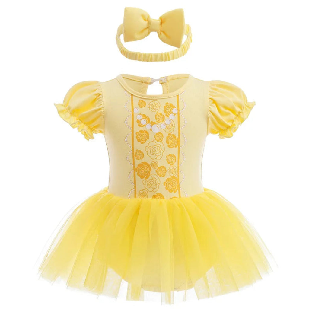 Costume di Halloween per bambini, set vestito in tulle da principessa