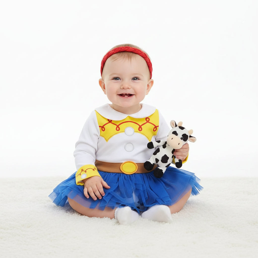 Costume di Halloween per bambini, set vestito in tulle da principessa