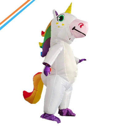 Halloween Kostüm Tier Aufblasbar Einhorn Bär Erwachsene