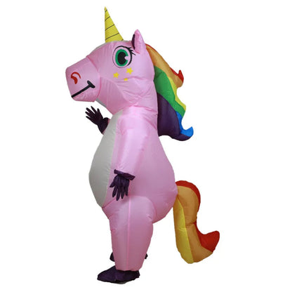 Halloween Kostüm Tier Aufblasbar Einhorn Bär Erwachsene