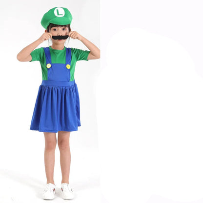 Halloween Kostüm Klempner Outfit Kinder Paar Set