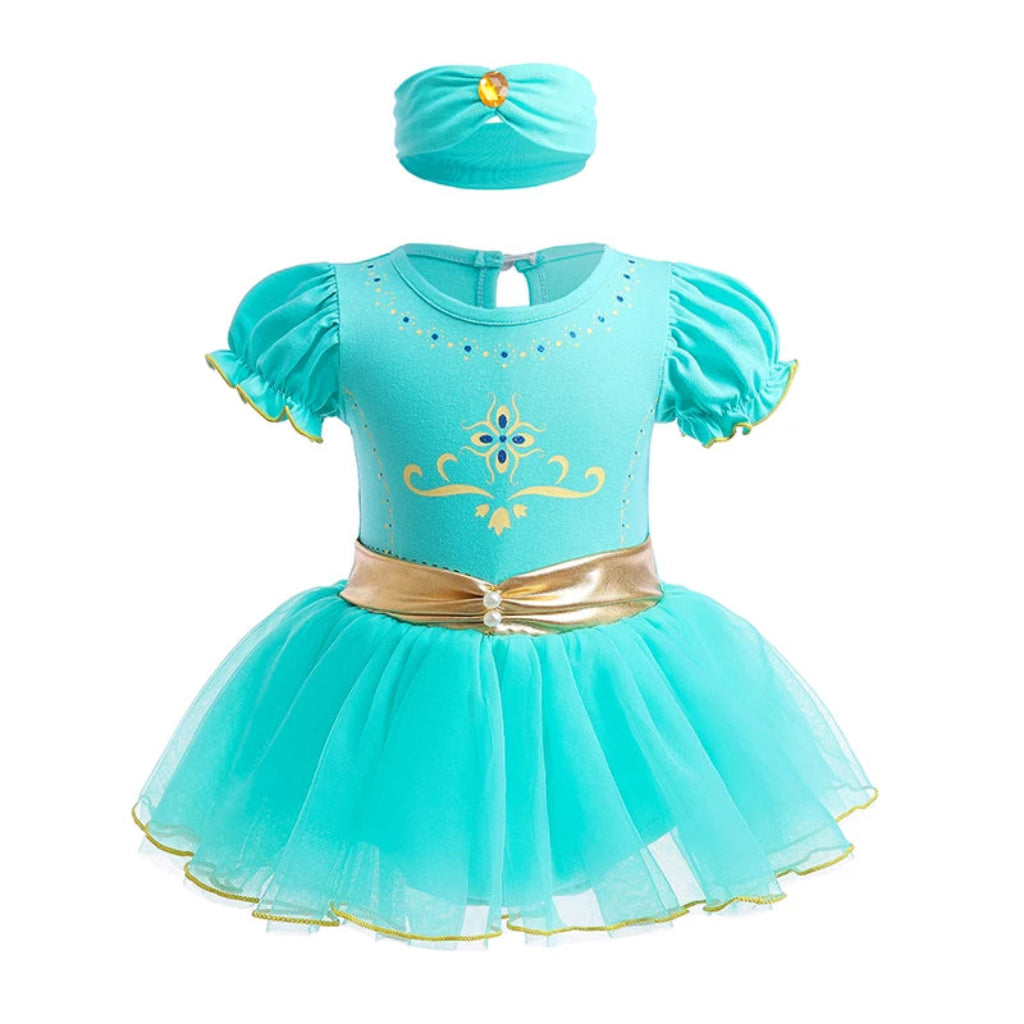 Costume di Halloween per bambini, set vestito in tulle da principessa