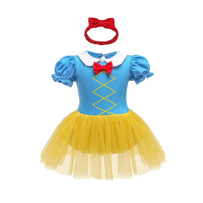 Costume di Halloween per bambini, set vestito in tulle da principessa
