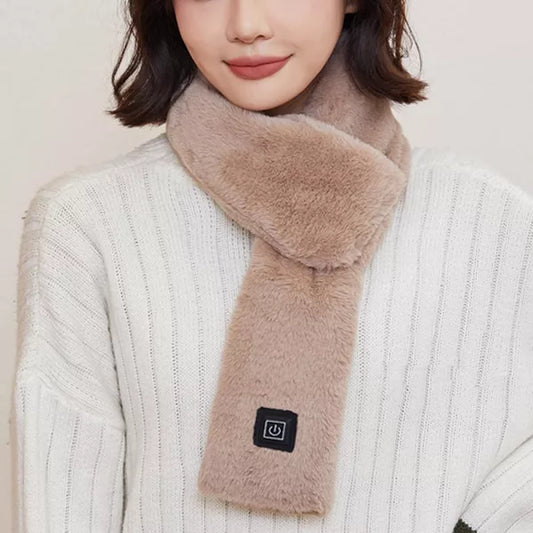 Schal Beheizbar Fleece USB Winter Warm
