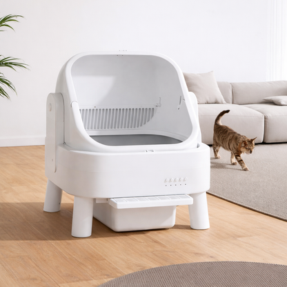 Smart Automatic Cat Litter Box Self-Cleaning Function