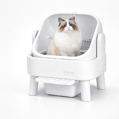 Smart Automatic Cat Litter Box Self-Cleaning Function