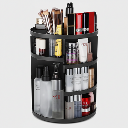 Organisateur maquillage rotatif acrylique rangement cosmétiques table