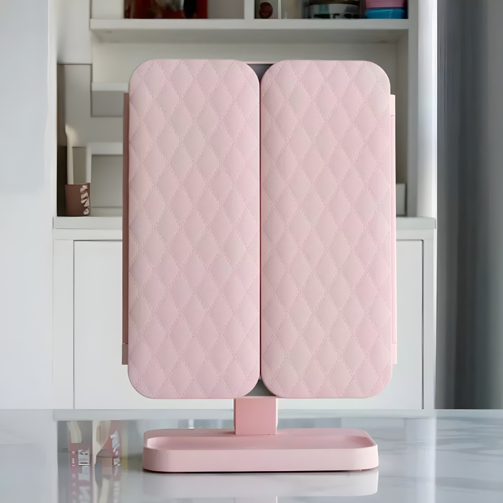 Makeup Mirror LED Foldable Lighted Luxury Vanity Mirror