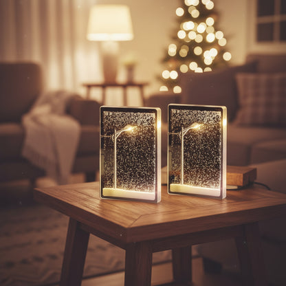 Schneefall Lampe Dekorative Tischbeleuchtung