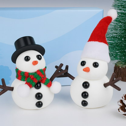 Schneemann Bastelset Kinder Weihnachten DIY Schneemann Kreativset