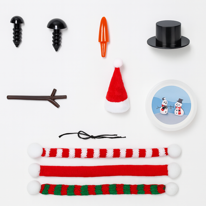 Schneemann Bastelset Kinder Weihnachten DIY Schneemann Kreativset