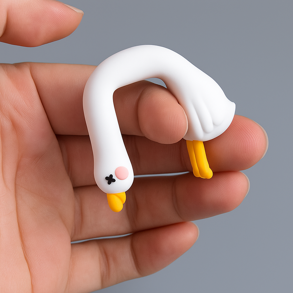 Schreibtisch Deko Ente Figur Harz 3D Cartoon Tier Ornament Geschenk