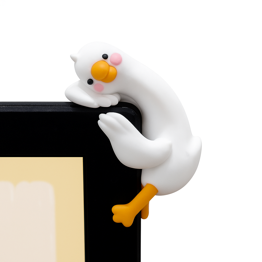 Schreibtisch Deko Ente Figur Harz 3D Cartoon Tier Ornament Geschenk