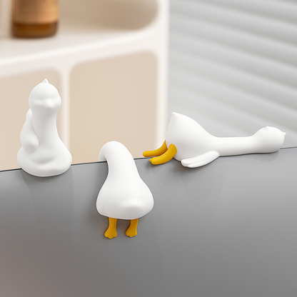 Schreibtisch Deko Ente Figur Harz 3D Cartoon Tier Ornament Geschenk