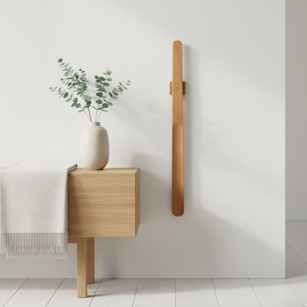 Shoe Horn Wall Mounted Magnetic Entryway