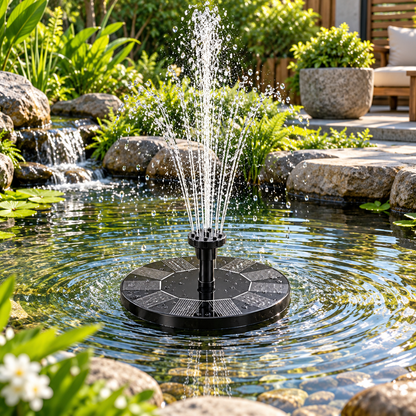 Schwimmende Solarbrunnenpumpe Solarbrunnen Düsen Garten