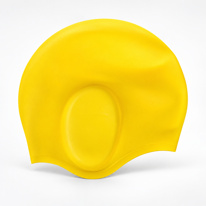 Schwimmhaube Mit Ohrenschutz Lange Haare Silikon