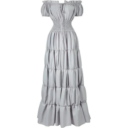 Halloween Kostumes Maxikleid Schulterfrei Boho