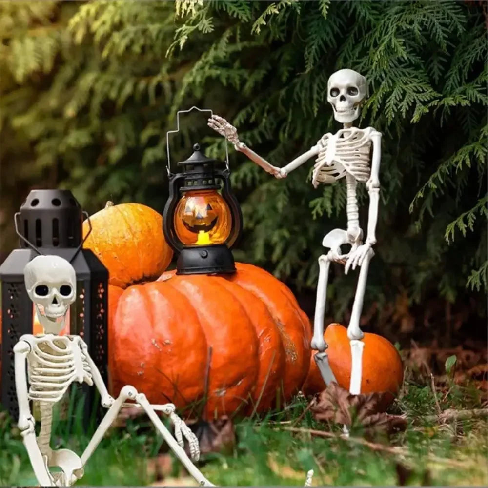 Decorazione di Halloween Scheletro Figurina Mobile per Giardino e Festa