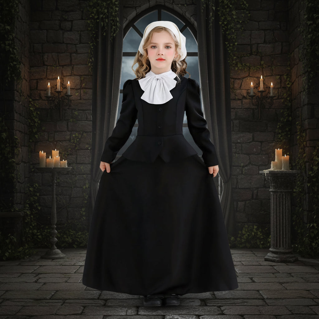 Halloween Kostüm Langes Kleid Viktorianisch Gothic Damen