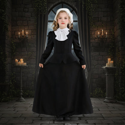 Halloween Kostüm Langes Kleid Viktorianisch Gothic Damen