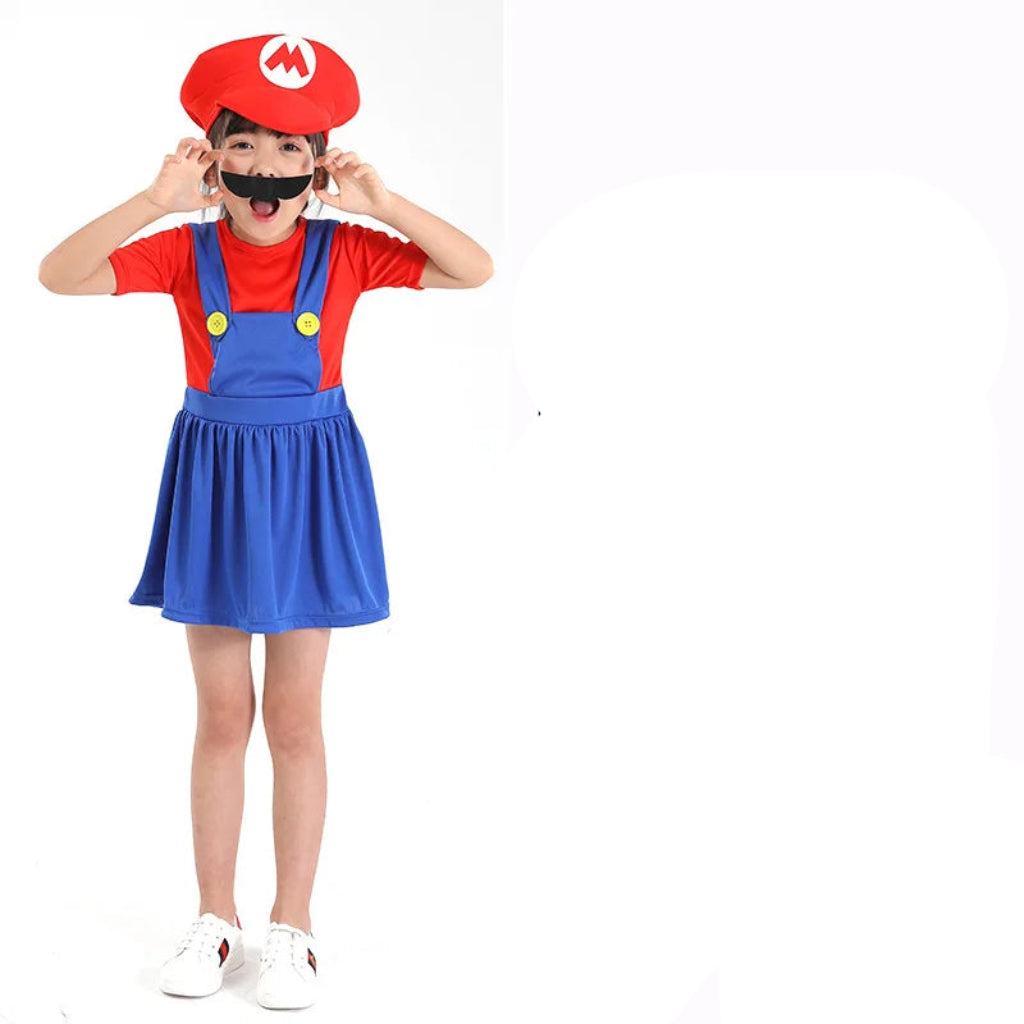 Halloween Kostüm Klempner Outfit Kinder Paar Set
