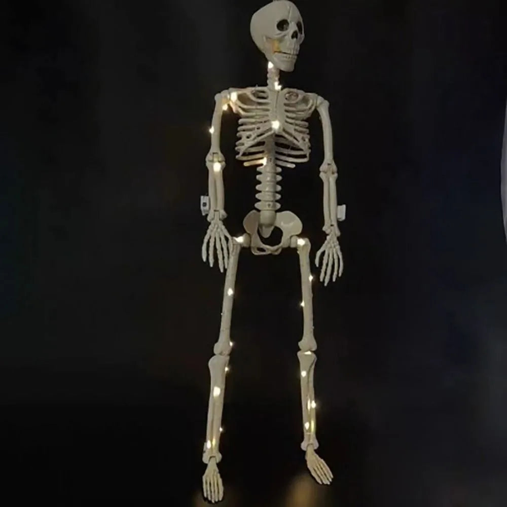 Decorazione di Halloween Scheletro Figurina Mobile per Giardino e Festa
