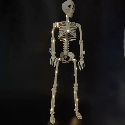 Decorazione di Halloween Scheletro Figurina Mobile per Giardino e Festa