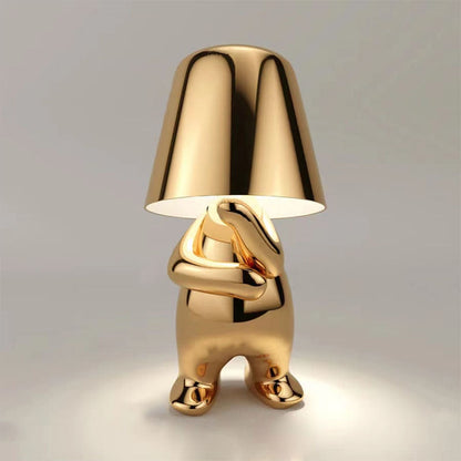 Tischlampe Gold Modern Designfigur LED Licht