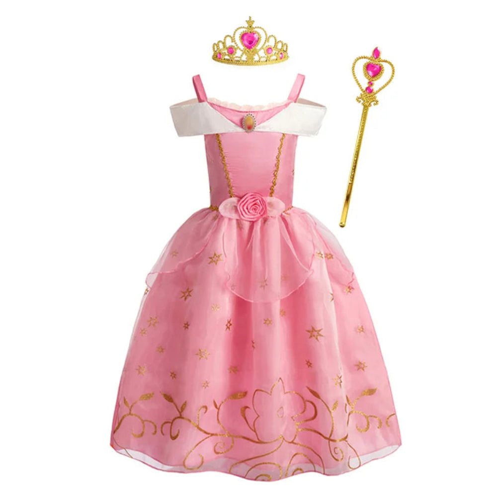 Halloween Kostüme Prinzessinnenkleid Mädchen Puffärmel Party
