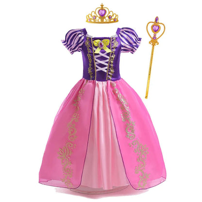 Halloween Kostüme Prinzessinnenkleid Mädchen Puffärmel Party